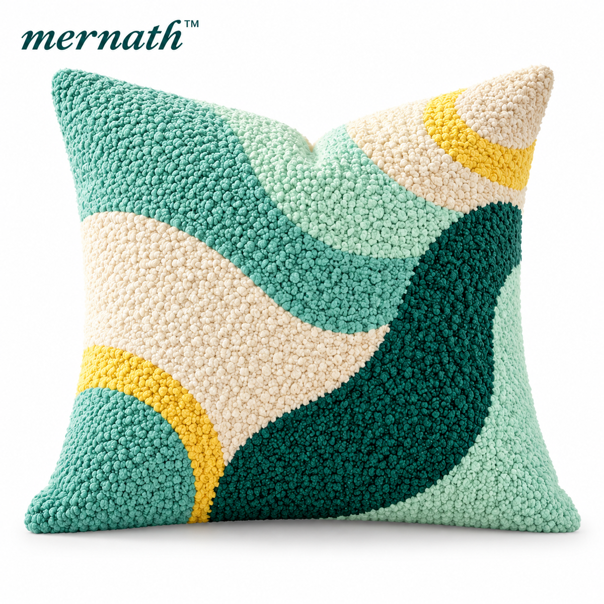 𝒎𝒆𝒓𝒏𝒂𝒕𝒉™ Textured Bouclé Decorative Throw Pillow