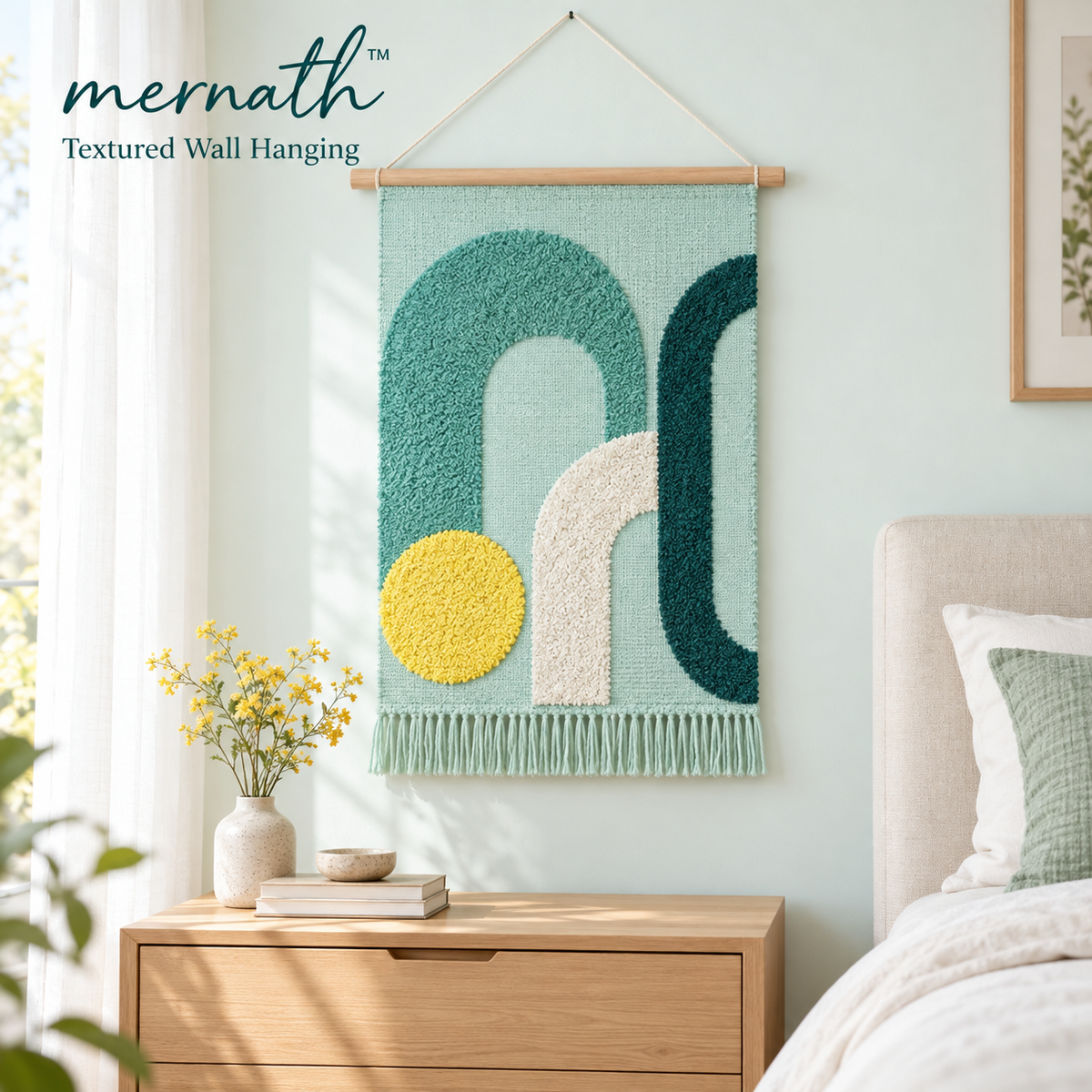 𝒎𝒆𝒓𝒏𝒂𝒕𝒉™ Textured Fabric Wall Hanging