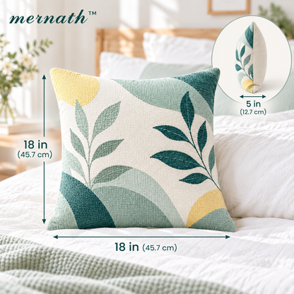 𝒎𝒆𝒓𝒏𝒂𝒕𝒉™ Woven Cotton Accent Pillow Cover