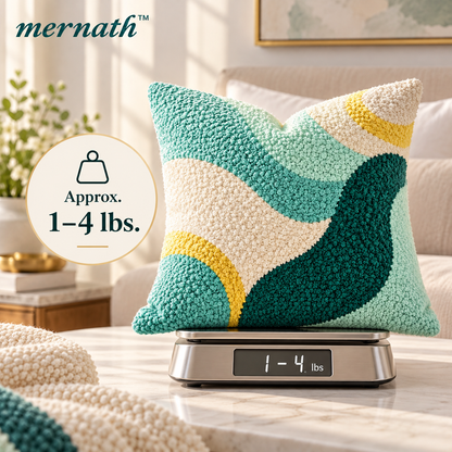 𝒎𝒆𝒓𝒏𝒂𝒕𝒉™ Textured Bouclé Decorative Throw Pillow