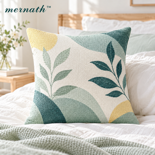 𝒎𝒆𝒓𝒏𝒂𝒕𝒉™ Woven Cotton Accent Pillow Cover