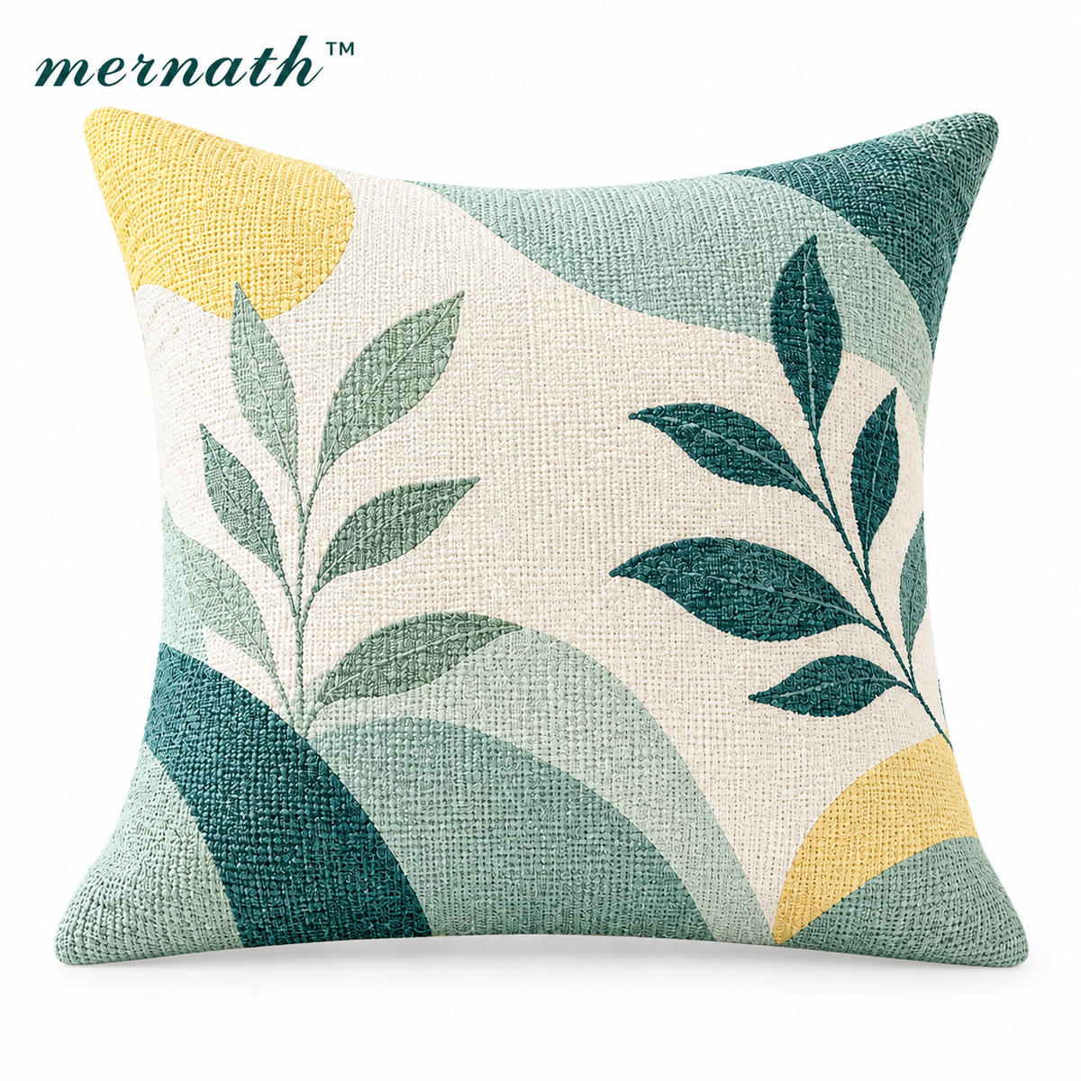 𝒎𝒆𝒓𝒏𝒂𝒕𝒉™ Woven Cotton Accent Pillow Cover
